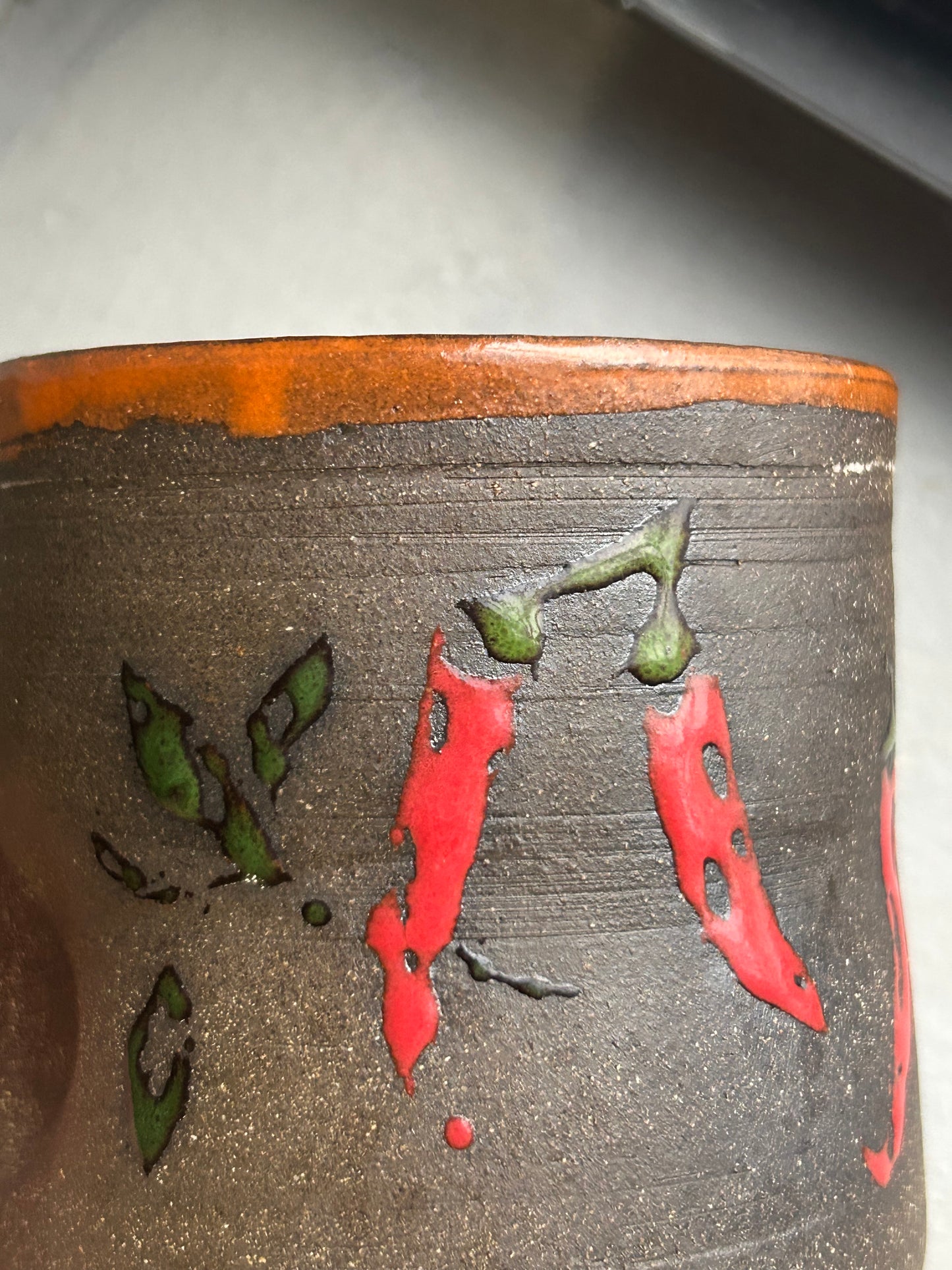 kashmiri chili pepper cup