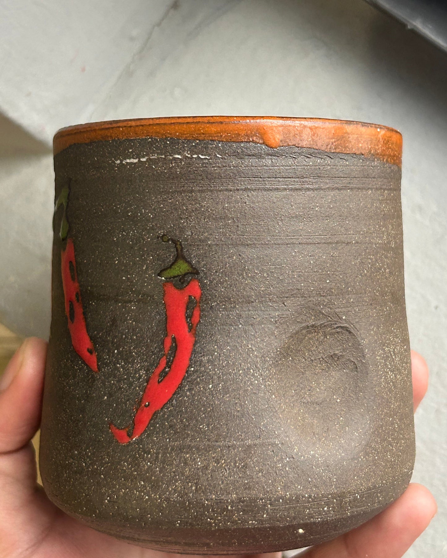 kashmiri chili pepper cup