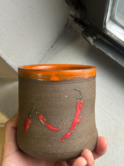 kashmiri chili pepper cup