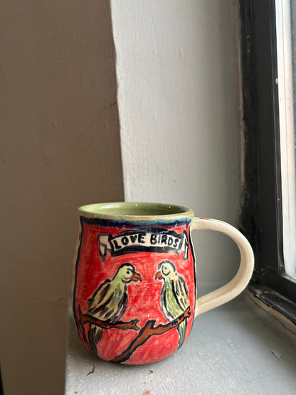 love birds mug